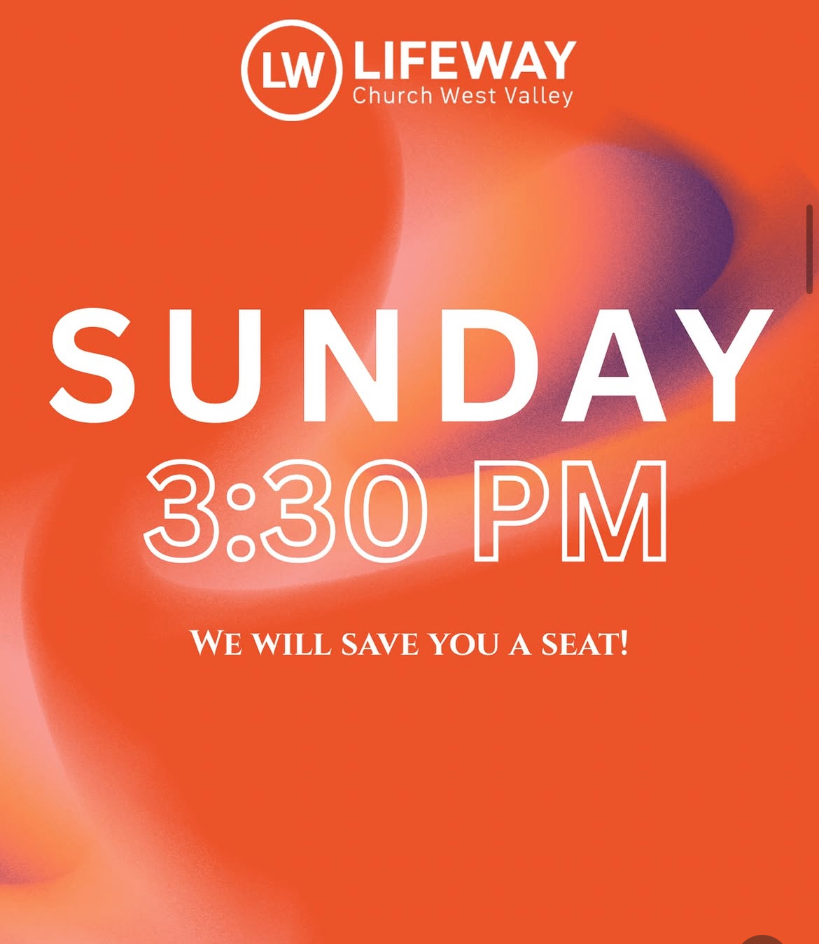 Lifeway Church West Valley Sunday Service at 3:30 PM